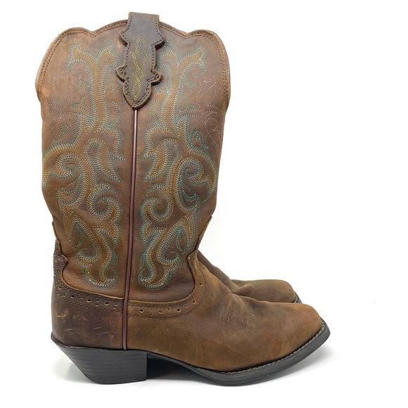 Justin Boots Other - Justin Boots 12” Stampede Boot Brown Mens 7